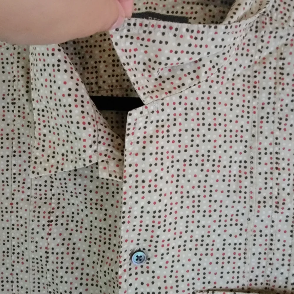 BANANA REPUBLIC | Men's collared short sleeve button-down shirt XLARGE